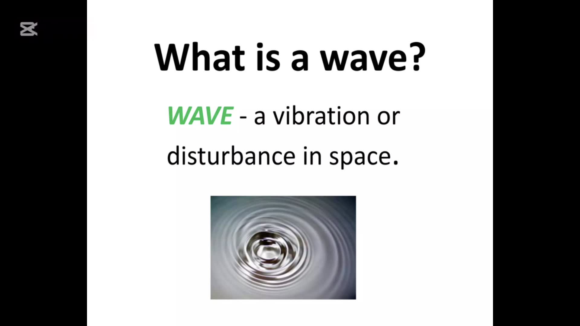 'Video thumbnail for What is a Wave?'