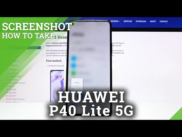 Video thumbnail for How to Take a Screenshot in HUAWEI P40 Lite 5G – Catch Display