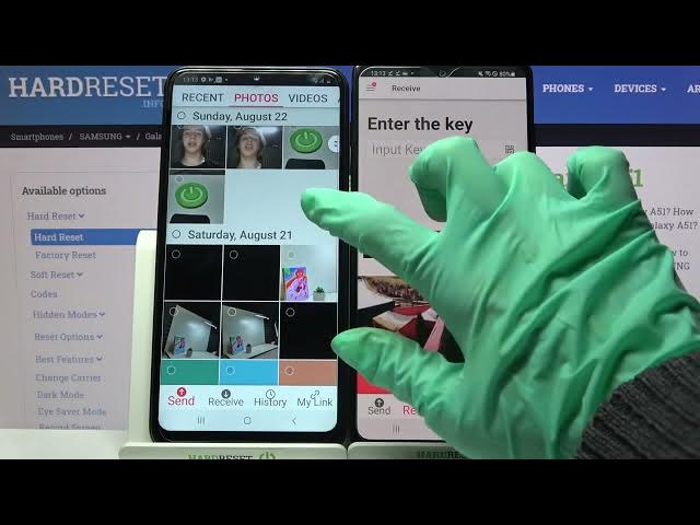 Video thumbnail for Transfer Files From Samsung Device to SAMSUNG GALAXY A51 (Send Anywhere)
