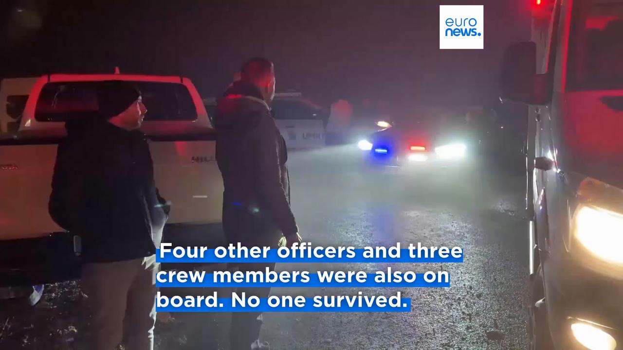 Video thumbnail for Libyan military chief killed in plane crash after takeoff from Ankara