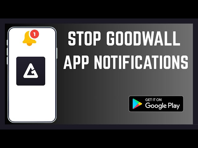 Video thumbnail for How To Disable Notifications From Goodwall App
