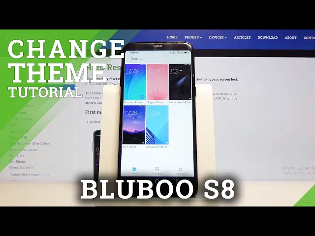 Video thumbnail for How to Choose Theme for Bluboo S8 – Select Design Theme
