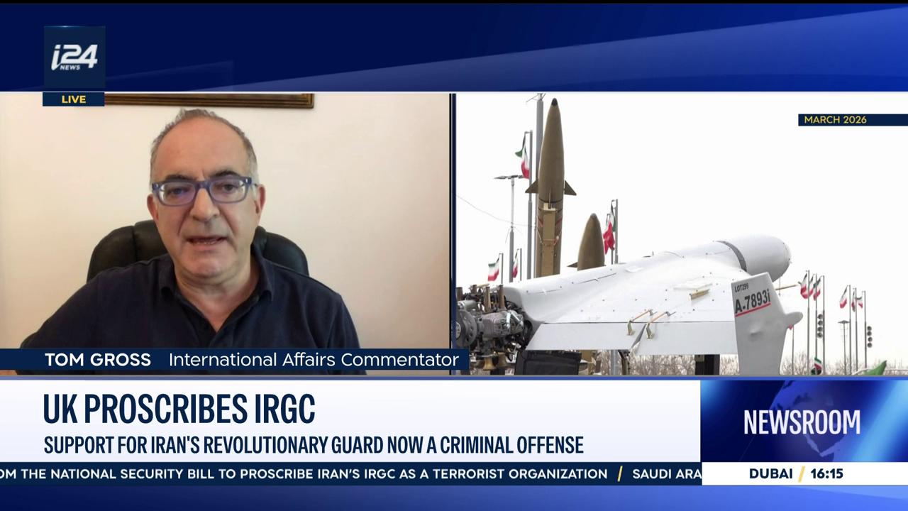Video thumbnail for UK proscribes IRGC: Support for Iran's Revolutionary Guard now a criminal offense