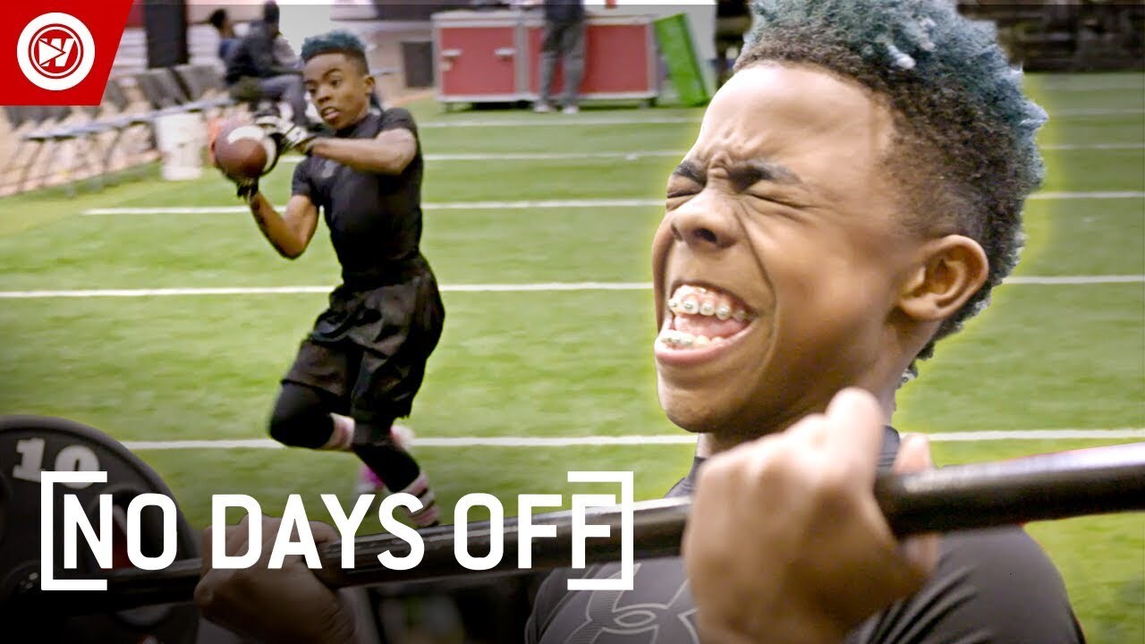 Video thumbnail for 12-Year-Old Football SUPERSTAR | Bunchie Young AKA 'The Super Bowl Kid'