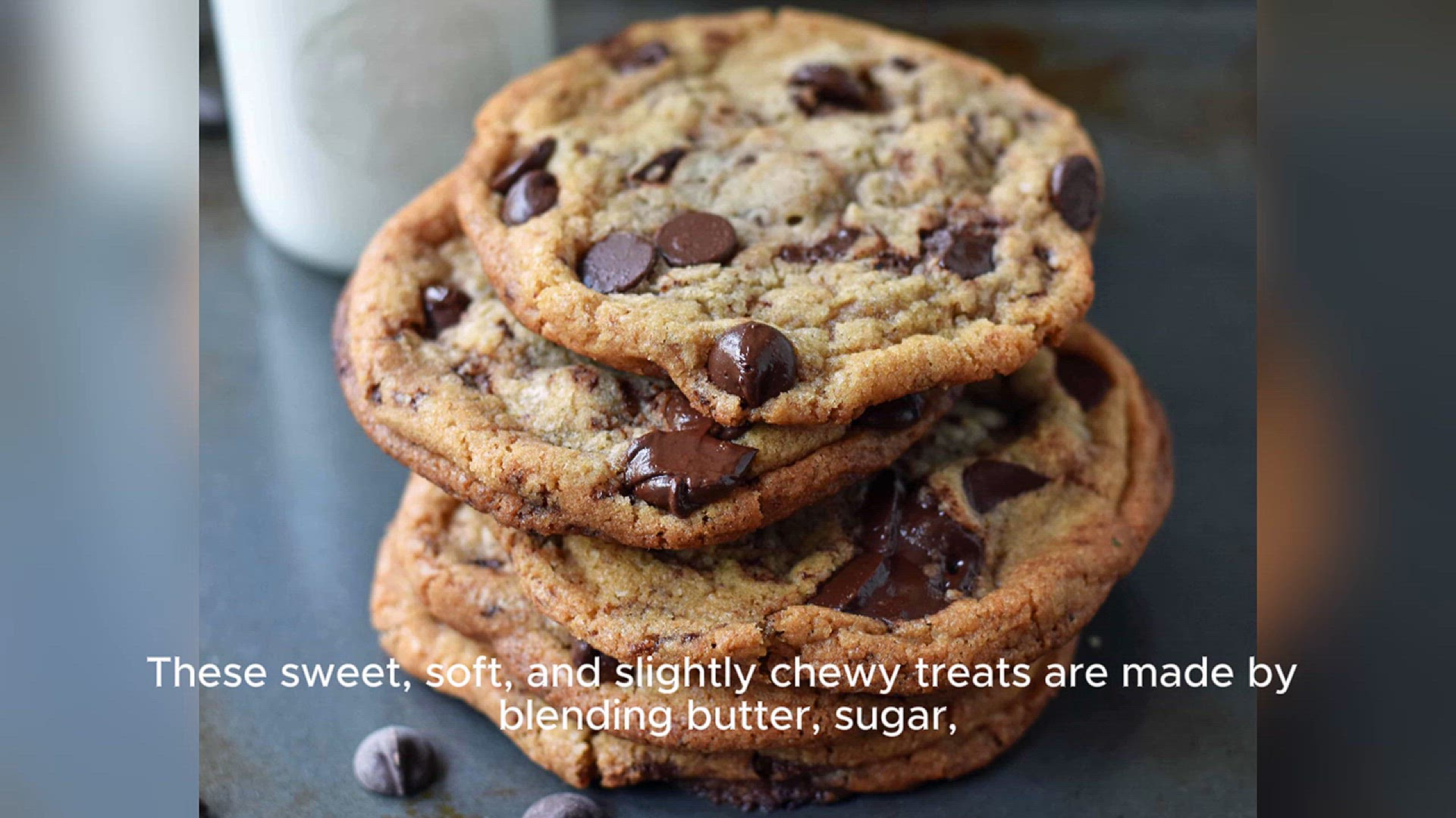 Video thumbnail for Chocolate chip cookies