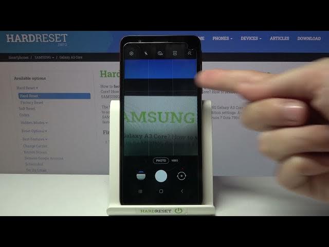 Video thumbnail for How to Add Grid Lines to SAMSUNG Galaxy A3 Core – Turn ON/OFF Camera Grid Lines