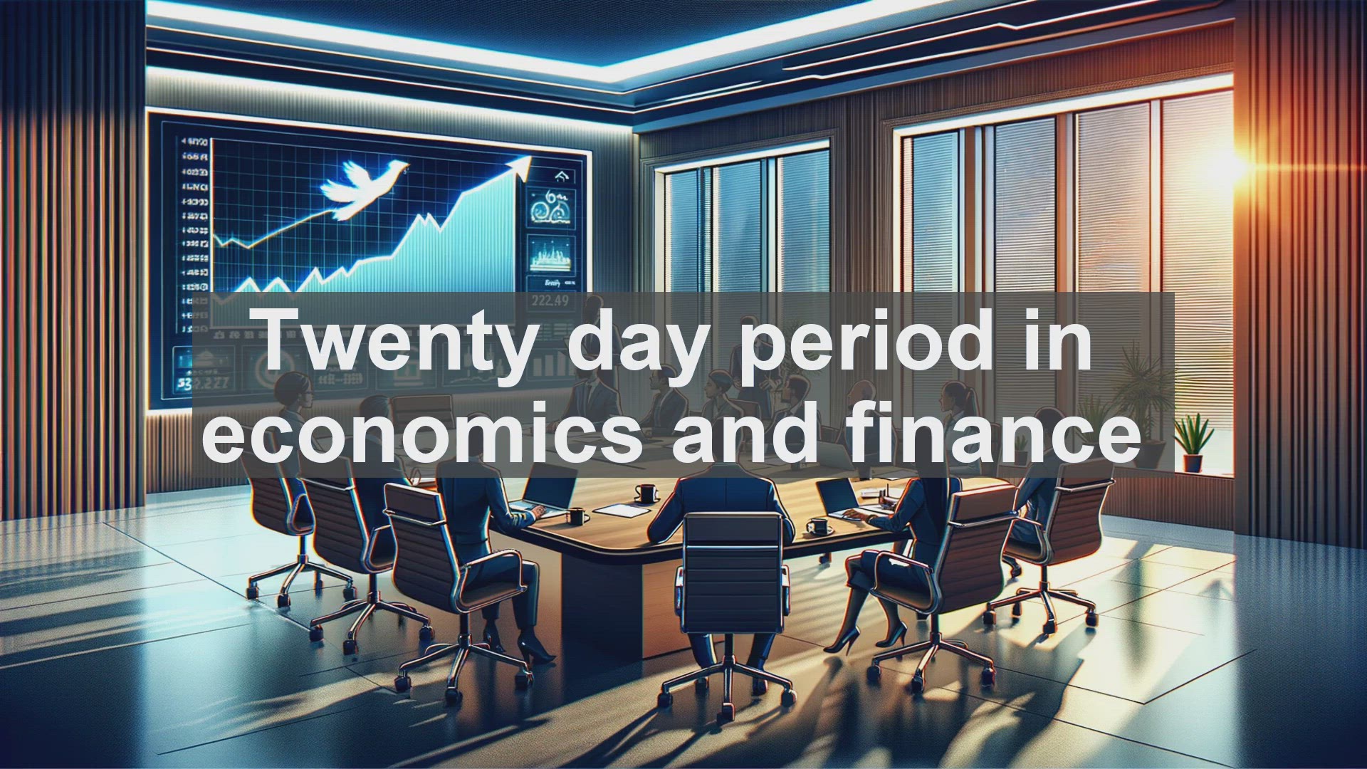 'Video thumbnail for Twenty day period in economics and finance'