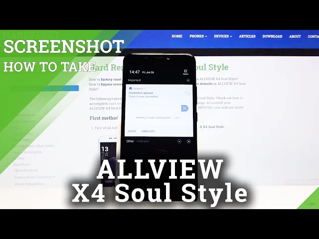 Video thumbnail for How to Take Screenshot from ALLVIEW X4 Soul Style – Capturing Screen