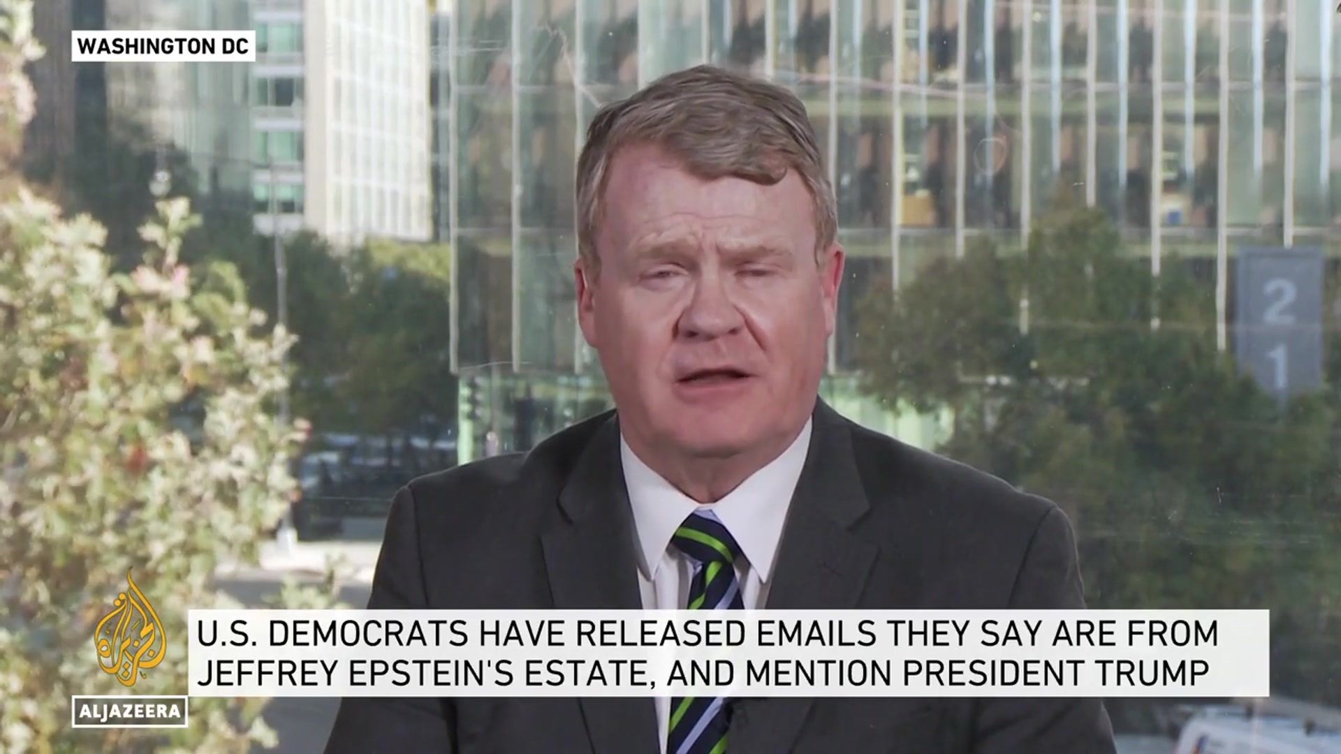 'Video thumbnail for US House Democrats release emails suggesting Trump knew of Epstein’s crimes'