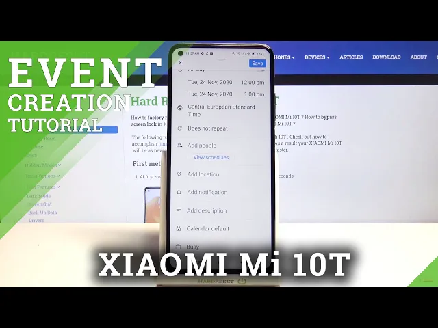 Video thumbnail for How to Add Event to Calendar in Xiaomi MI 10T – Set Up Event Reminder