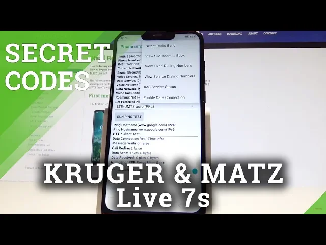 Video thumbnail for How to Use Secret Codes on KRUGER & MATZ Live 7s - Hidden Mode / Advanced Me