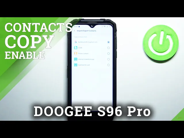 Video thumbnail for How to Transfer Contacts in DOOGEE S96 Pro – Copy Contacts