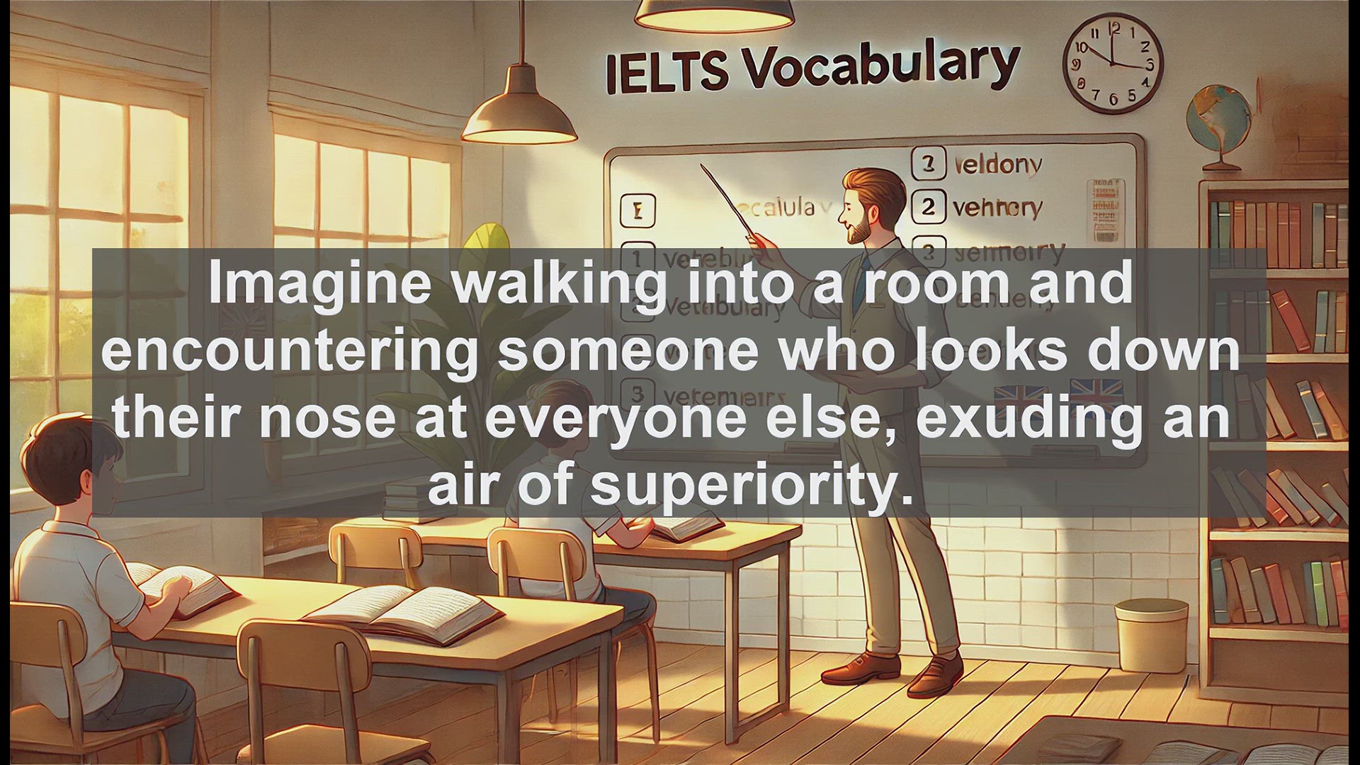 'Video thumbnail for 2000 Must Know IELTS 9.0 Vocabulary - Haughtiness: Advanced IELTS Vocabulary Lesson'