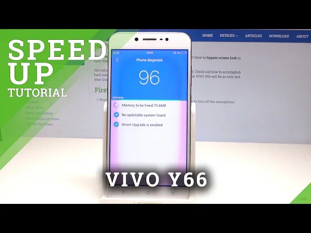 Video thumbnail for How to Speed Up System on VIVO Y66 –  VIVO Cleanup / Refresh System