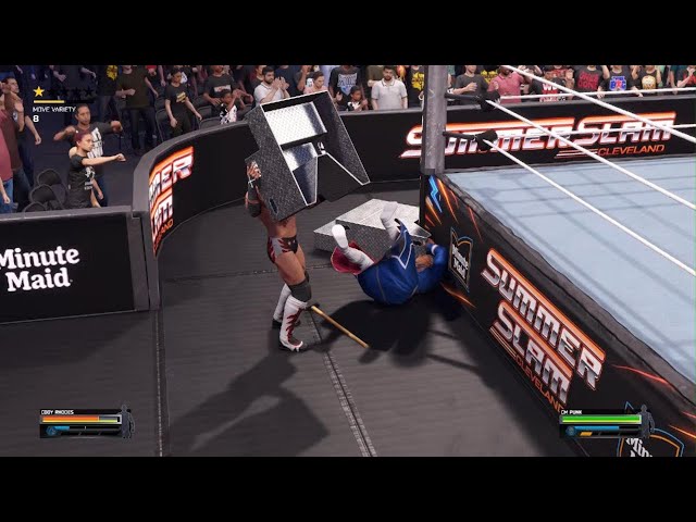 Video thumbnail for WWE 2K25_title match summerslam 2