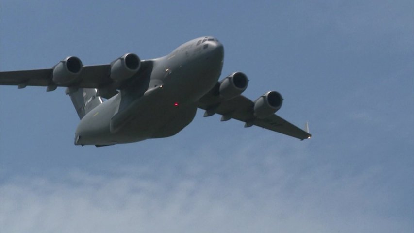Video thumbnail for New York Air Show returns to Orange County, drawing crowds for a weekend of aviation excitement