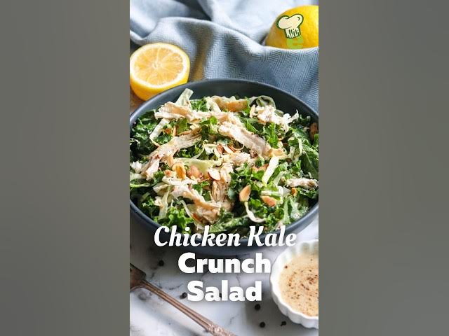 Video thumbnail for Chicken Kale Crunch Salad | 15-Minute High-Protein Chick-fil-A Copycat #shorts #chickenrecipe