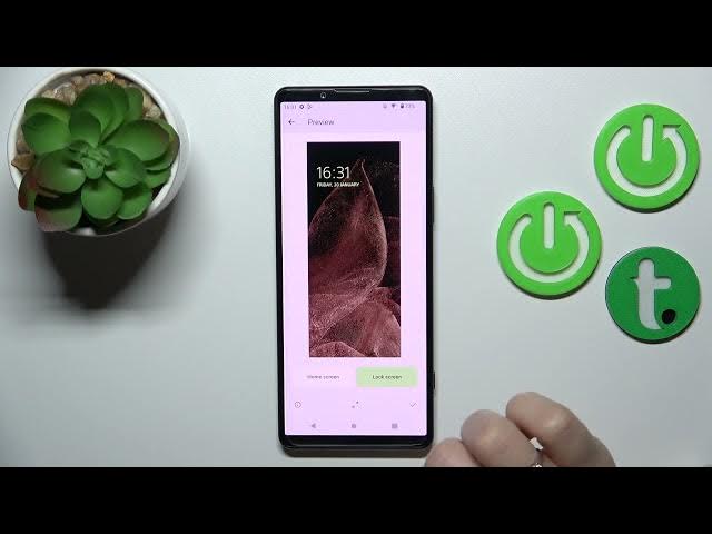 Video thumbnail for How to Change Lock Screen Wallpaper in Sony Xperia 5 IV - Pick Screen Lock Background