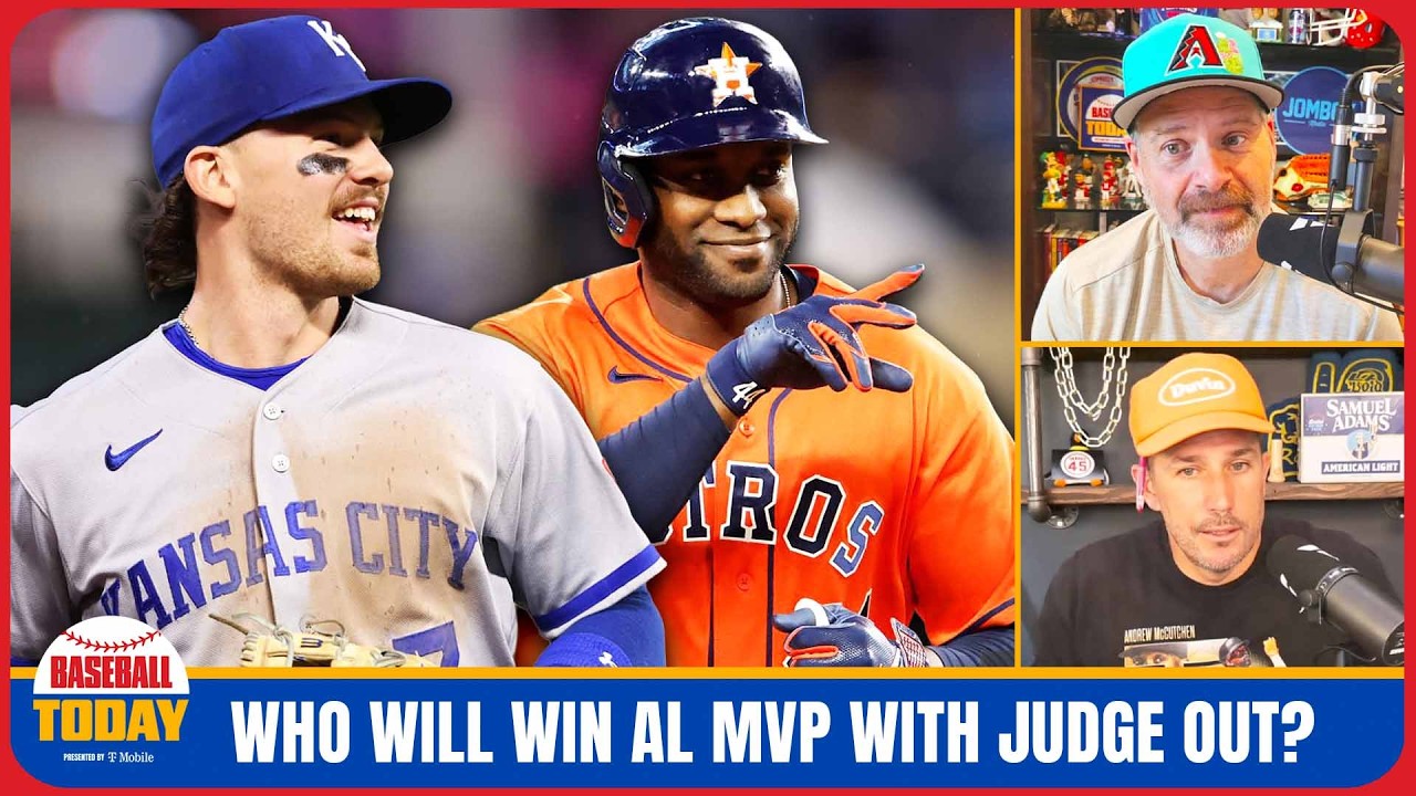 Video thumbnail for Who will win AL MVP with Aaron Judge sidelined until August? | Baseball Today