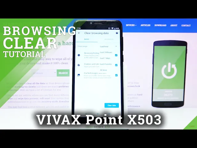 Video thumbnail for How to Clear Browsing Data on VIVAX Point X503 – Remove Browsing History