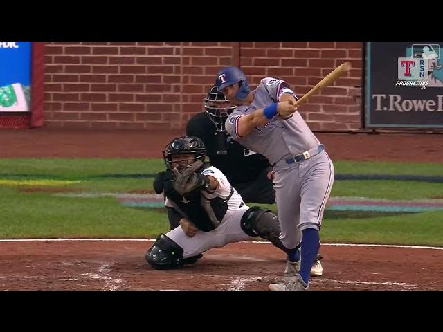 Video thumbnail for Josh Jung BELTS a Two-Run Home Run! | 8th HR of 2025 | Texas Rangers | 06/25/2025