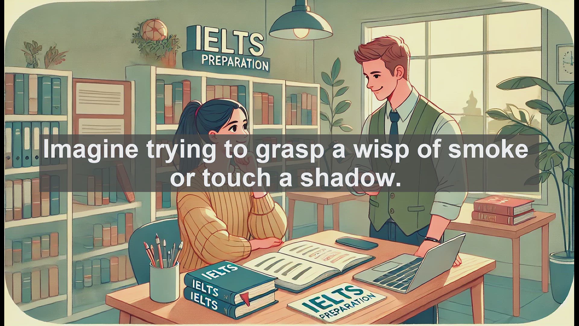 'Video thumbnail for 5000 Must Know IELTS 8.0 Vocabulary - Impalpable: Mastering Subtle Vocabulary for IELTS Success'