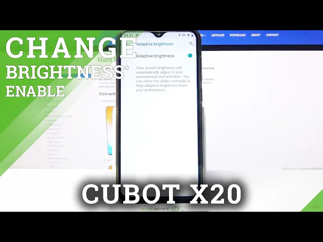 Video thumbnail for How to Activate Adaptive Brightness – Auto-Brightness Feature on CUBOT X20