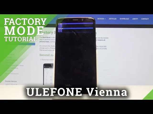 Video thumbnail for How to Enter Factory Mode in ULEFONE Vienna - Use Factory Test Mode