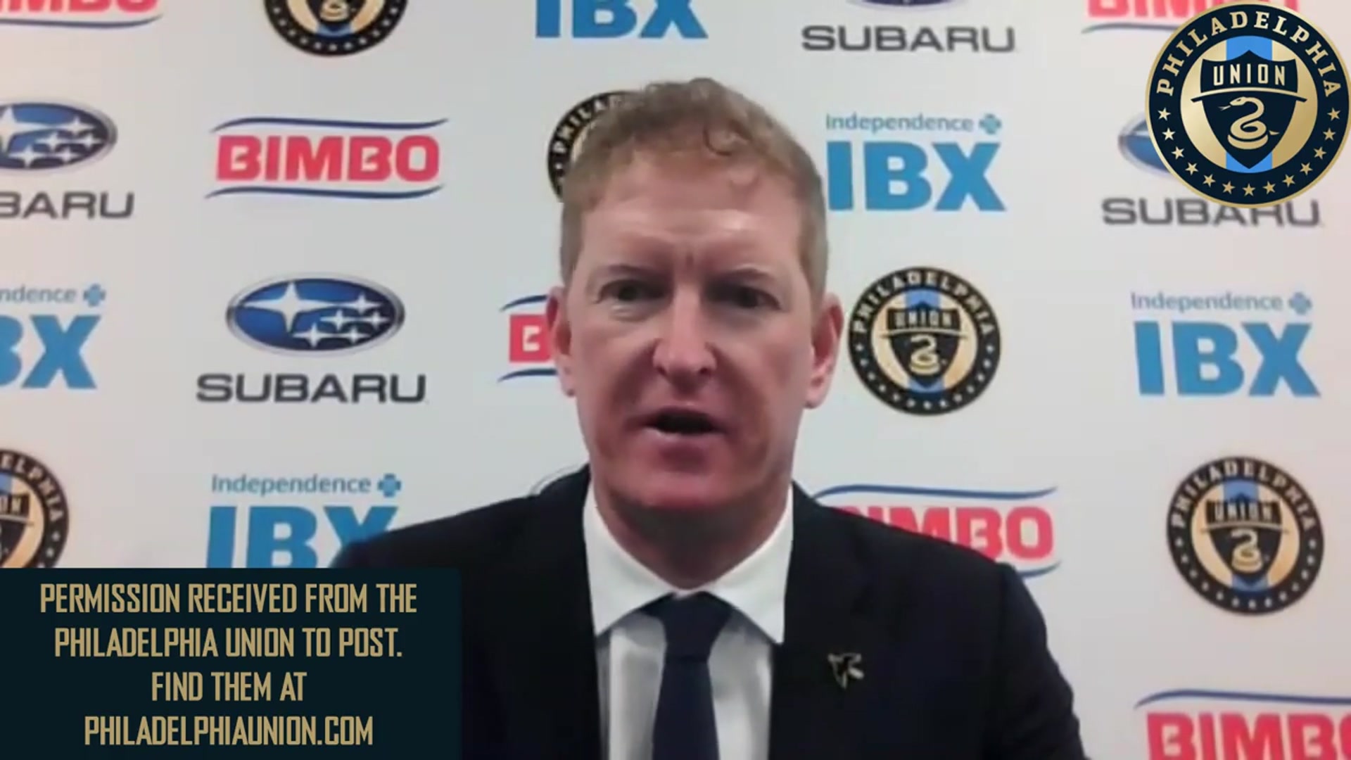 'Video thumbnail for stream punk soccer: jim curtin analyzes union's draw against austin: defensive strategy, transitions & goal attempts'