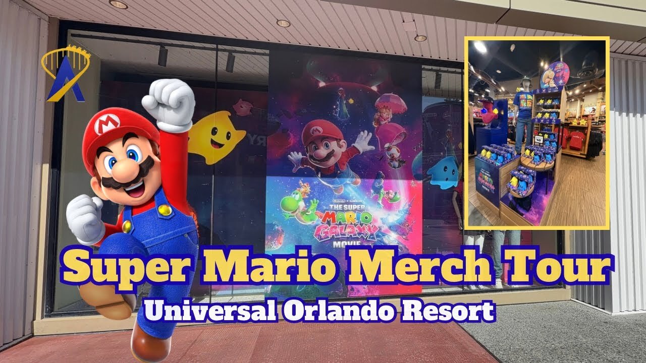 Video thumbnail for Super Mario Galaxy Merch Tour - Universal Orlando Resort