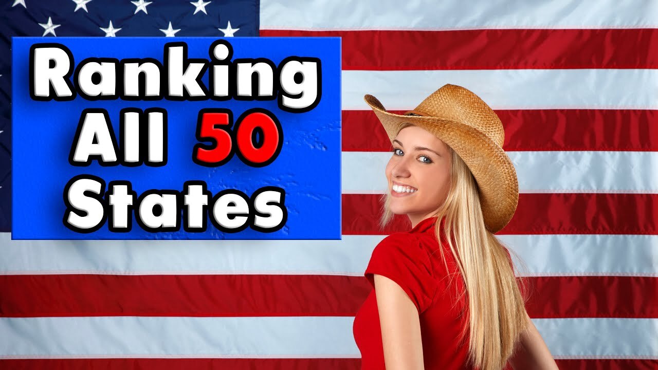 'Video thumbnail for All 50 STATES in AMERICA Ranked WORST to Best'