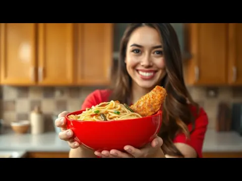 'Video thumbnail for Ultimate Filling Chicken Lo Mein Recipe for a Hungry Night'