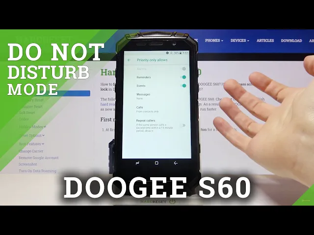 Video thumbnail for How to Enable Do Not Disturb Mode on DOOGEE S60 – Turn On Do Not Disturb Mode
