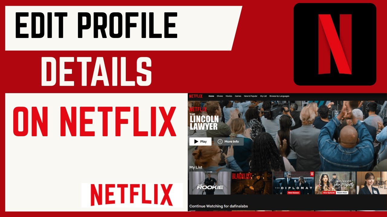 Video thumbnail for How To Edit Profile Details On Netflix Account