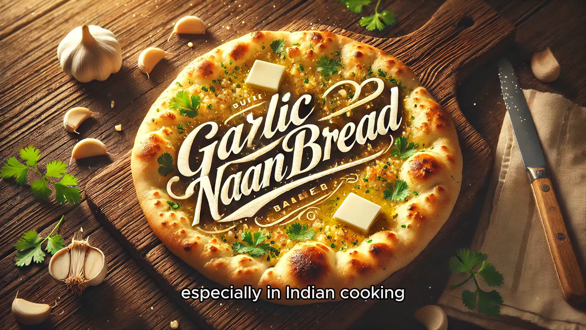 Video thumbnail for Garlic Naan Bread