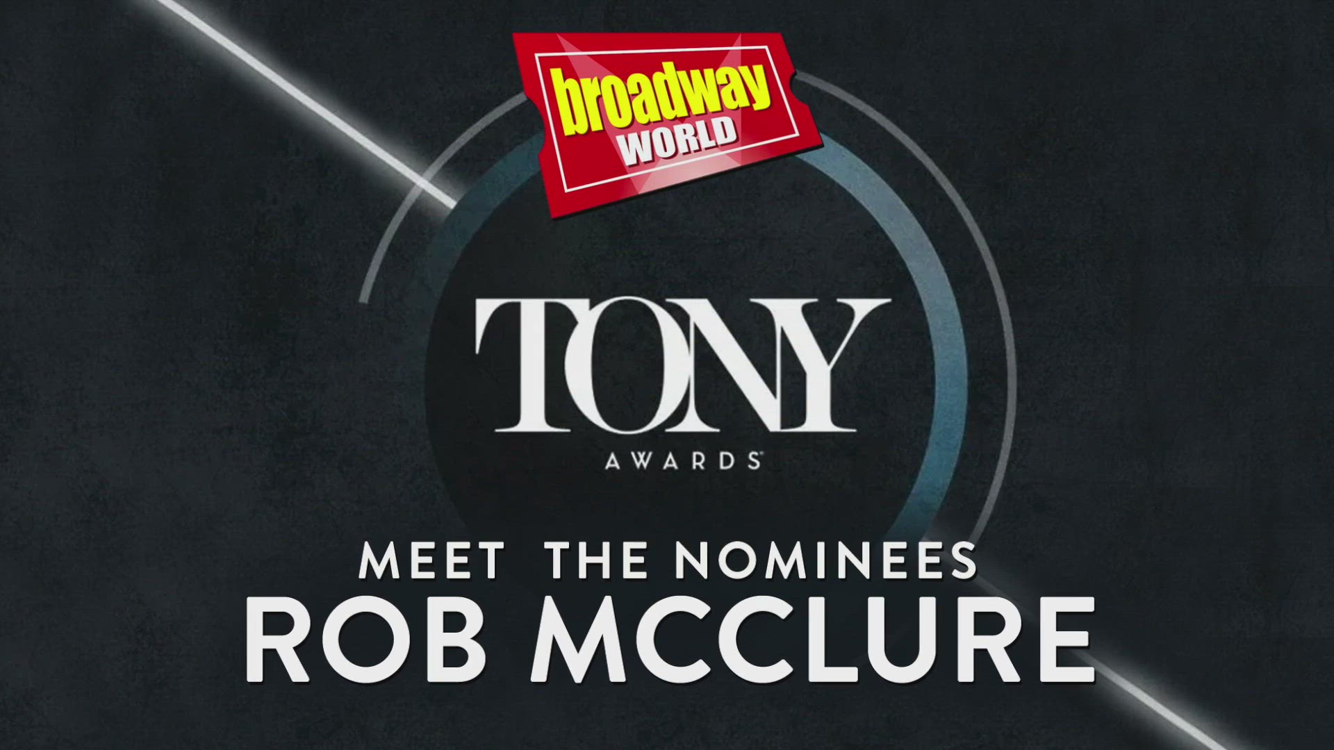 Video thumbnail for Meet the 2022 Tony Nominees: MRS. DOUBTFIRE's Rob McClure