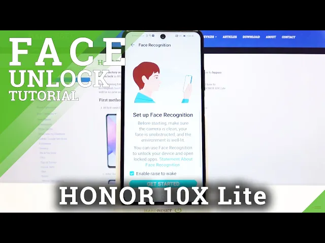 Video thumbnail for How to Set Up Face Unlock in HONOR 10X Lite – Add Face Unlock