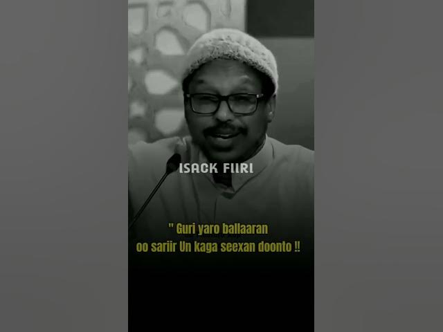 Video thumbnail for Ujeedkaagu waa inuu noqdaa…. Sheekh mustafe