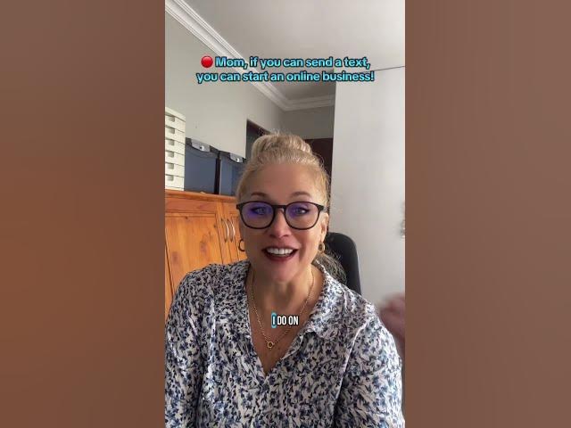 Video thumbnail for 🔴 Mom, if you can send a text, you can start an online business! #workfromhomemoms