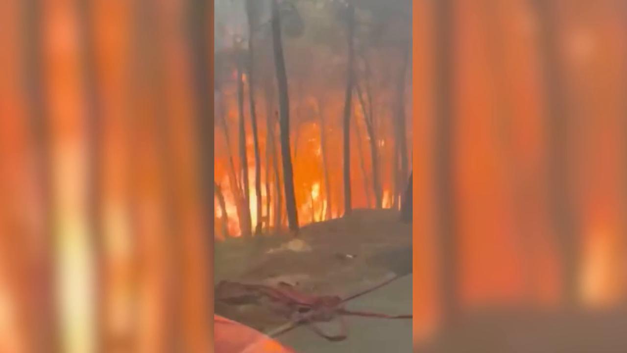 Video thumbnail for Greece: Wildfire response continues in western Greece as more than 70 fires erupt nationwide.