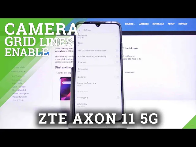 Video thumbnail for How to Activate Grid Lines in ZTE Axon 11 5G – Orientation Lines
