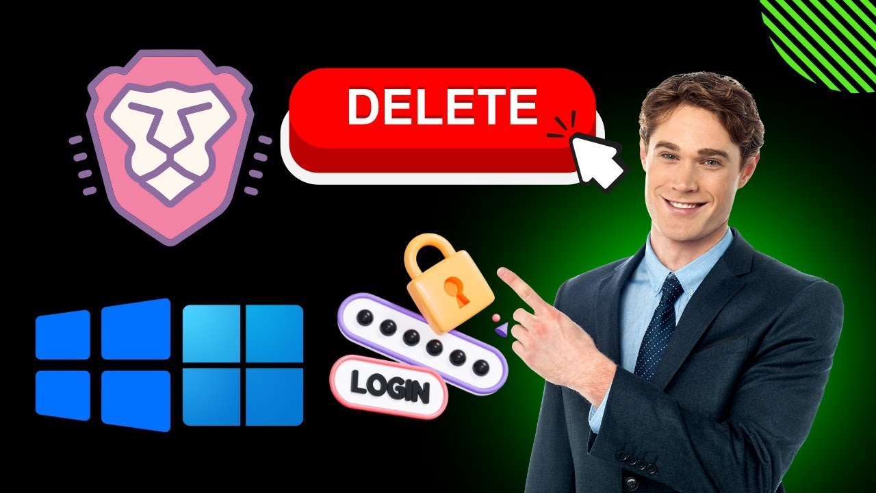 'Video thumbnail for How to Delete Saved Passwords in Brave Browser on Windows 11 or 10 | GearUpWindows Tutorial'