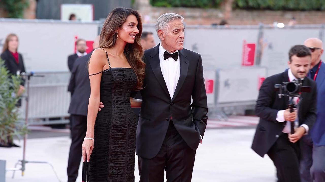 Video thumbnail for Italy: George Clooney receives Golden Lion for Lifetime Achievement at Venice Film Festival.