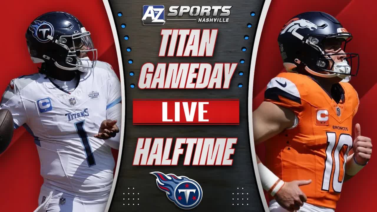 'Video thumbnail for a to z sports nashville: titans-broncos halftime meltdown! brian callahan's adjustments fail, denver steals the lead'