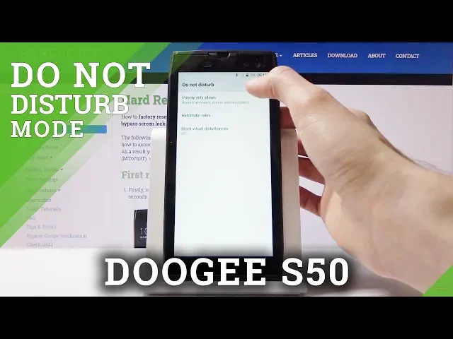 Video thumbnail for How to Activate Do Not Disturb in DOOGEE S50 – Mute Sounds / Vibrations