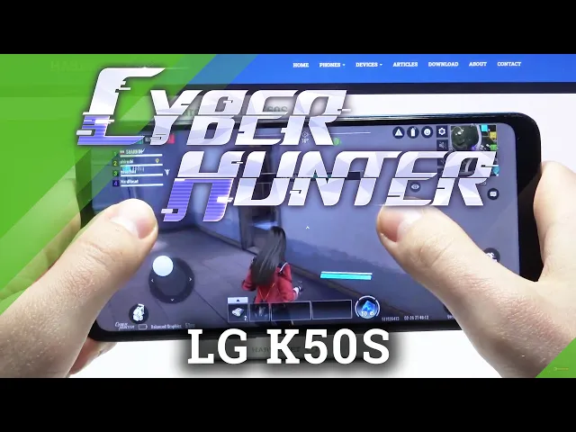 Video thumbnail for LG K50S - Cyber Hunter Game & Settings