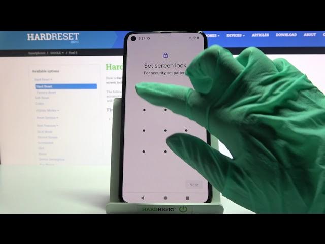 Video thumbnail for How to Set Up Screen Lock in Google Pixel 5 - Add Locking Method