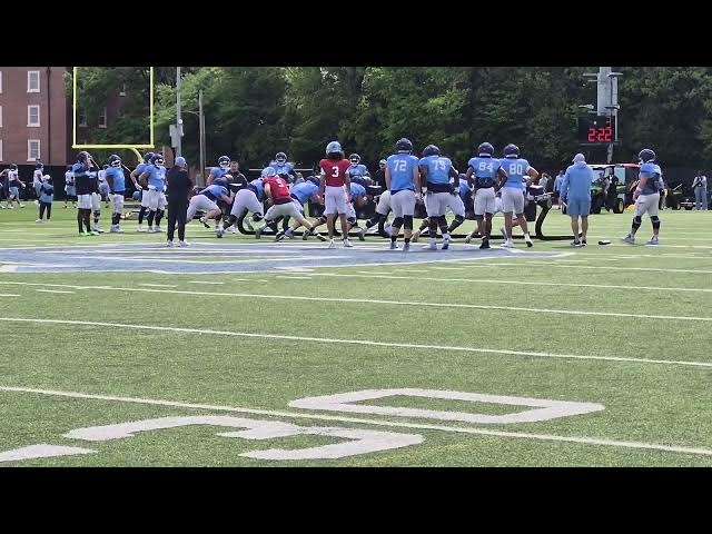 Video thumbnail for UNC spring football practice on April 7, 2006