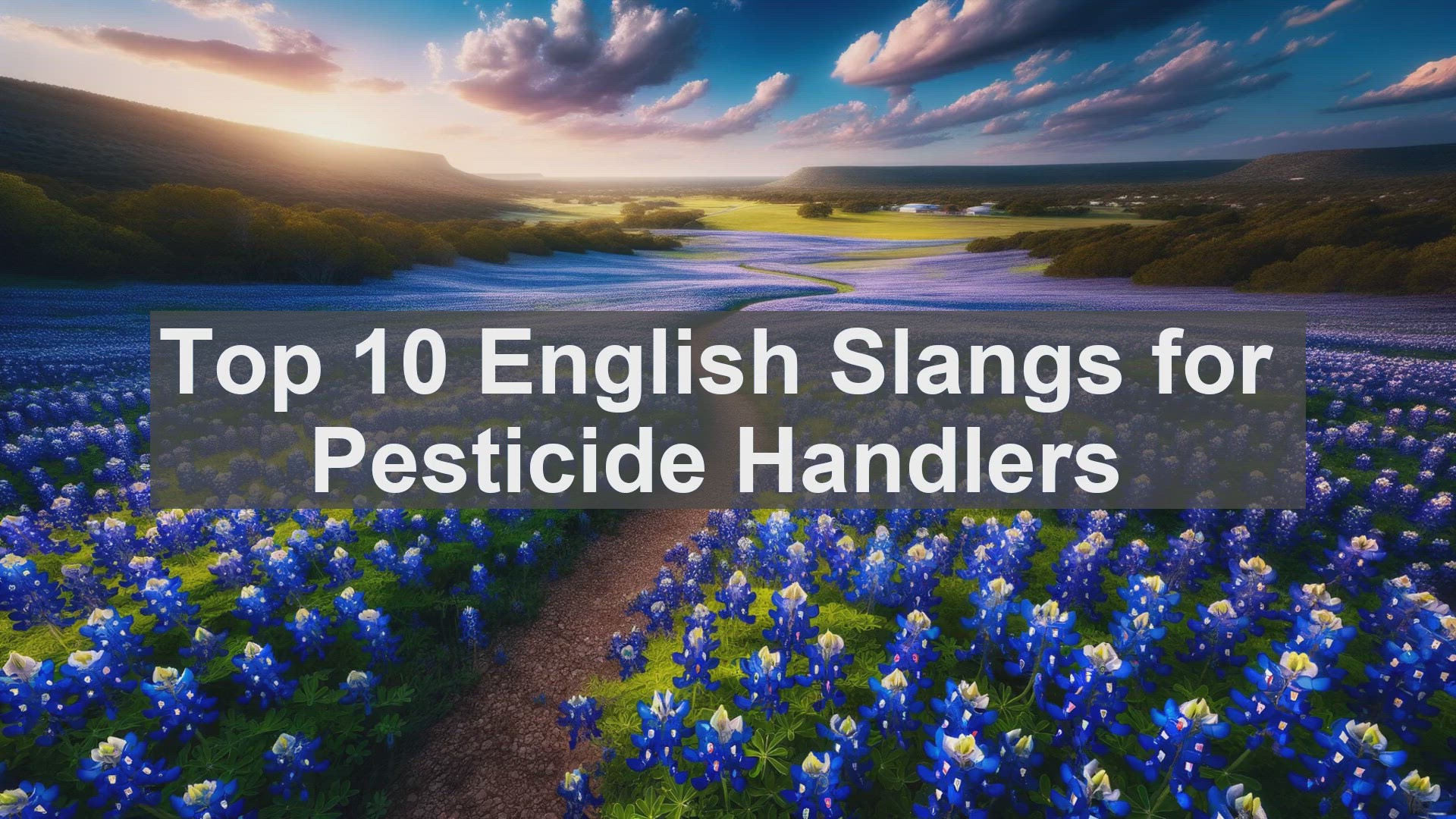 'Video thumbnail for Top 10 English Slangs for Pesticide Handlers'