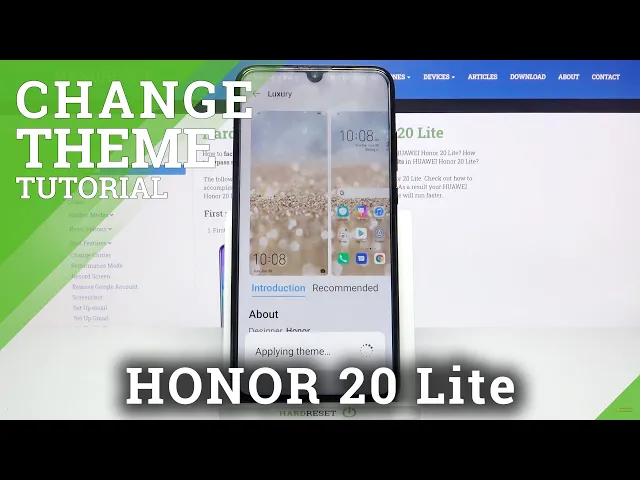 Video thumbnail for How to Change Device Theme in Honor 20 Lite?
